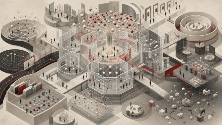 Editorial scientific illustration of content frameworks as a knowledge architecture and editorial systems framework, showing pillar structures, topic clusters, narrative pathways, educational scaffolds, conceptual models, message architecture, taxonomies, metadata layers, internal-link networks, content audits, digital knowledge systems, strategic ideation, storytelling, and scalable publishing workflows.