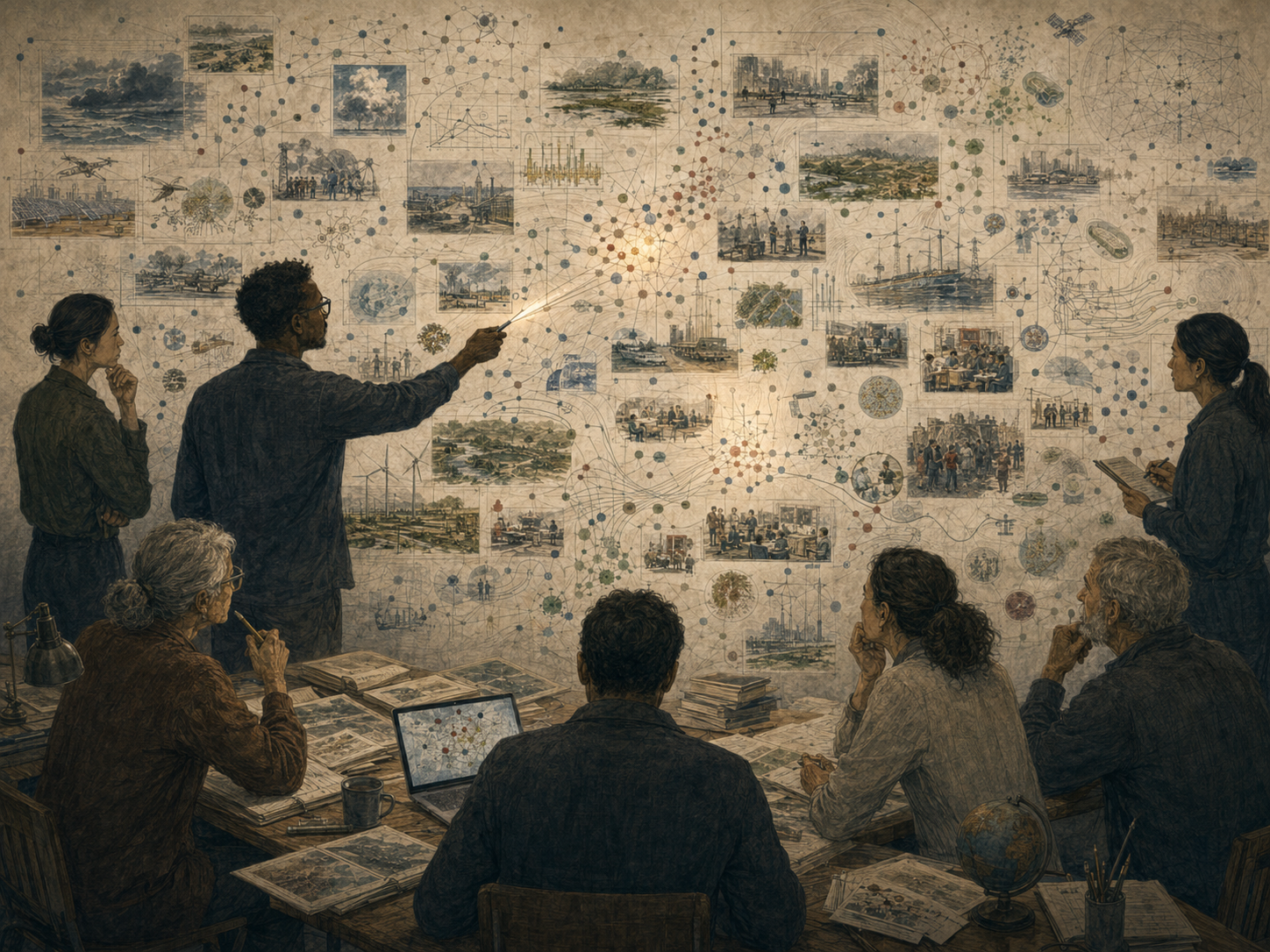 Researchers identify weak signals and early indicators across interconnected climate, technology, infrastructure, governance, and ecological systems.